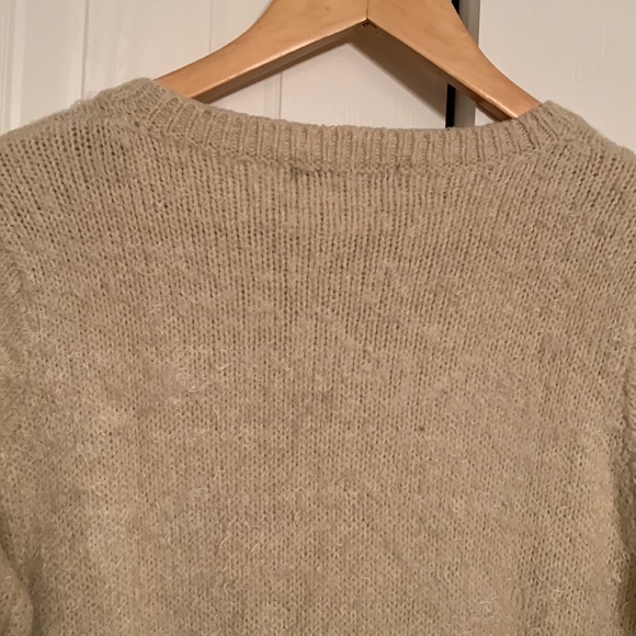 QED London Beige Long sleeved sweater - Picture 6 of 8